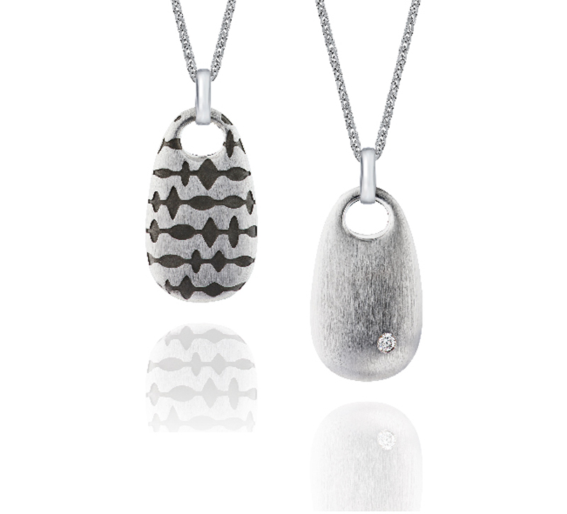 18K White Gold Diamond Necklace